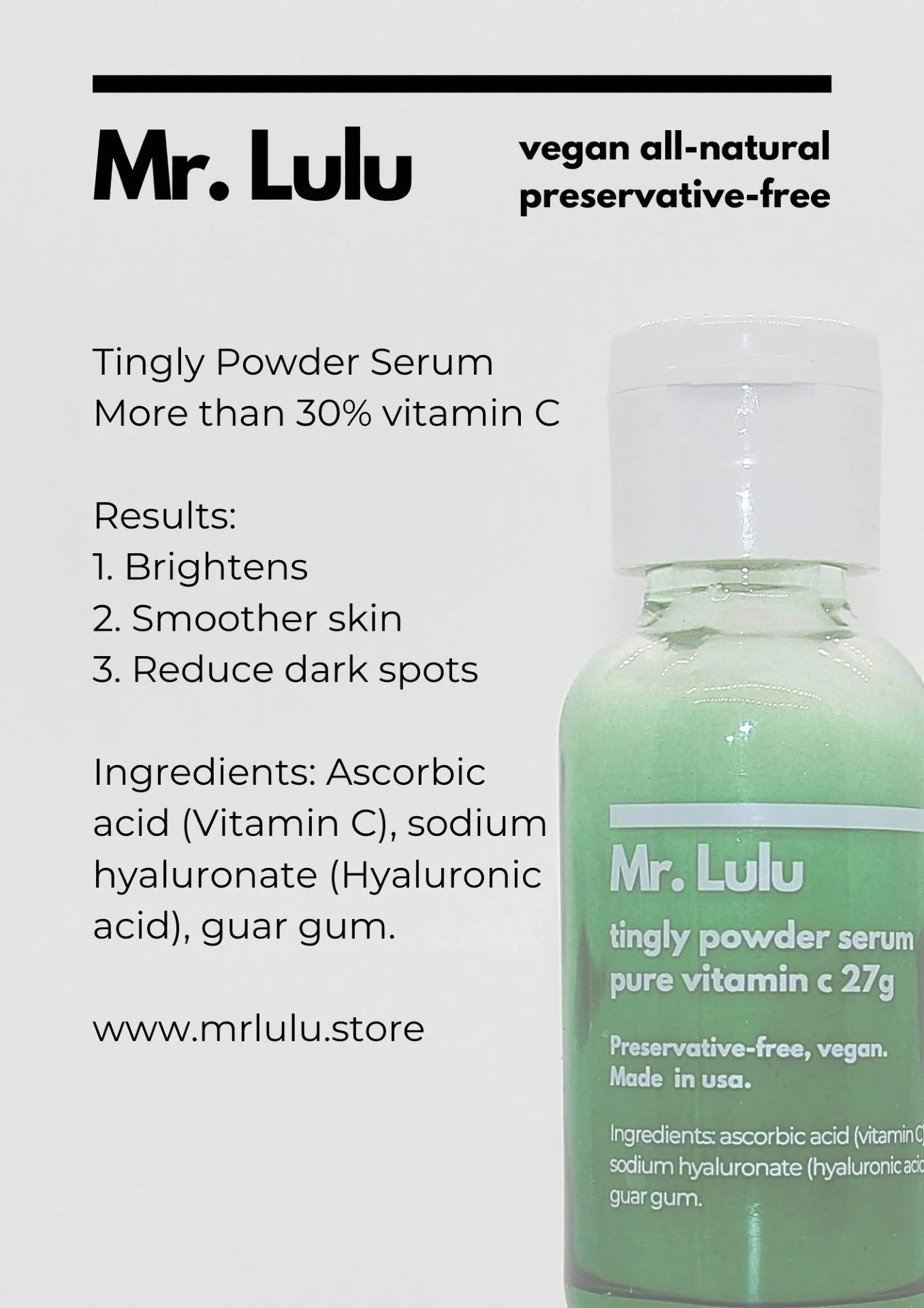 Mr. LuLu Vitamin C Powder Serum